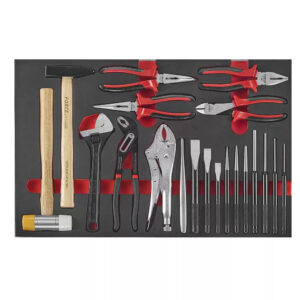 FORCE FC-5207A Hamer, beitel, tangen set | 20-delig