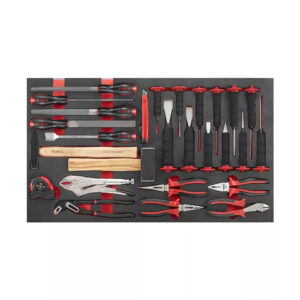 FORCE FC-5272 Hamer, tangen, beitel, vijlen set | 27-delig