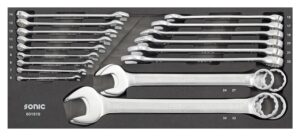 SONIC 601910 Combinatieset 1/4" en 3/8" SFS-XS 19-dlg.