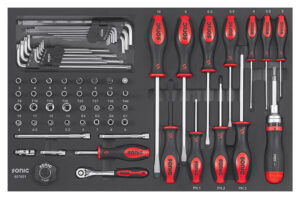SONIC 607001 Schroevendraaier set 1/4" SFS-M 70-dlg.