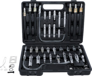 BGS 7082-1 Adapter set | voor automatische transmissieoliewissel- en spoelmachine (BGS 7082) | 35-delig