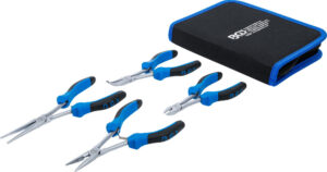 BGS 74535 Elektronica tangen set | extra lang | 4-delig