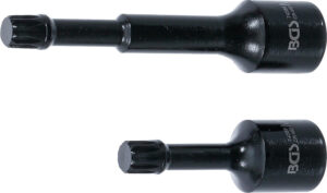 BGS 74590 Krachtdoppen set | 12,5 mm (1/2") Aandrijving | Spline (voor XZN) M12 | voor VAG | 2-delig