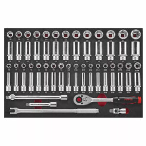 FORCE FC-4686 Doppen combinatie set | 1/2" | 68-delig