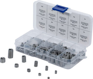 BGS 74506 Assortiment draadreparatie inzetstukken | Roestvrij staal | 150 stuks
