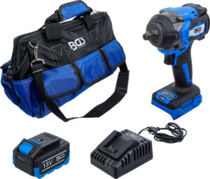 BGS 7390 Accu Slagmoersleutel | borstelloos | 550 Nm | 18 V | met oplaadbare accu en snellader