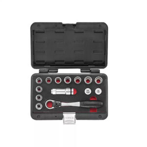 FORCE FC-3143 Doorvoer doppen set | 3/8" | Spline | 14-delig