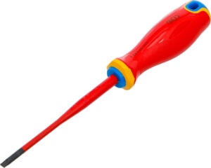 BGS 35855 VDE-schroevendraaier | extra dunne punt | sleuf SL 4,0 mm