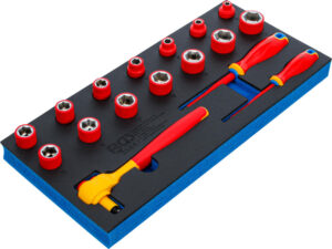 BGS 35867 VDE doppen- en schroevendraaier set | 10 mm (3/8") aandrijving | 17-delig