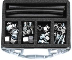 KUNZER 7KAR55 Professionele aircoleiding reparatie set | 54-delig