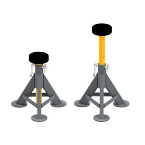 WINNTEC Y452330 Assteunen set, 3 ton, pin model