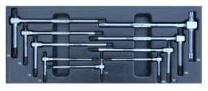 DELTACH 316100 Torx T-Sleutelset, 9dlg, M-module
