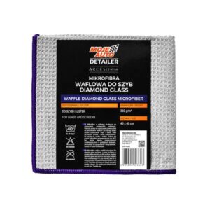 MOJE-AUTO AMT19-664 Diamond Glas Microvezeldoek | 40 x 40 cm | 370 g/m2