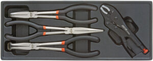 CUSTOR CCP07004S Tangenset extra lang+griptang, 4dlg, M-module