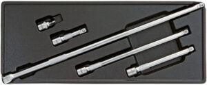 CUSTOR CEB03005S 3/8" Verlengstukken, 5dlg, M-module