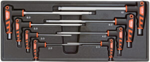 CUSTOR CKW15008S Inbus T-Sleutelset, 8dlg, M-module