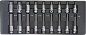 CUSTOR CSB17018S 1/2" Doppenset inbus, 18dlg, M-module