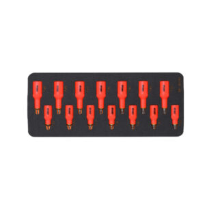 CUSTOR CSB18014E VDE 3/8"+1/2" Doppenset torx, 14dlg, M-module
