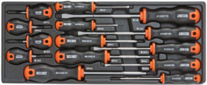 CUSTOR CSD81214S Schroevendraaierset, 14dlg, soft grip, M-module