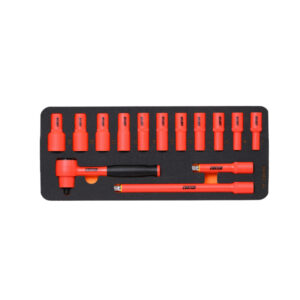 CUSTOR CTK03014E VDE 3/8" Doppenset, 14dlg, M-module