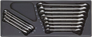 CUSTOR CWS41912S Steekring-ratelsleutelset, L/R, 12dlg, M-module