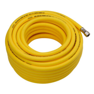 DRAPER D31732 Luchtslang 10mm High Visibility Geel | 1/4" draaibare aansl. | 20 meter