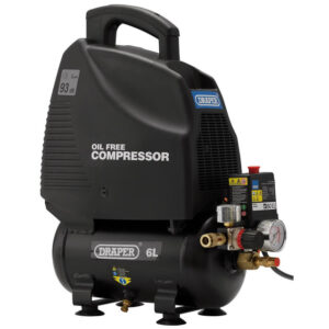 DRAPER D37639 Compressor 6L, 1,1kW, oil free