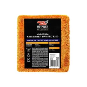 MOJE-AUTO AMT19-667 King Dryer gedraaide handdoek droogdoek | 40 x 40 cm | 1200 g/m2