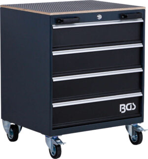 BGS 80220 Gereedschapswagen | 4 laden | Verrijdbaar | leeg | voor opbergsysteemcombinatie