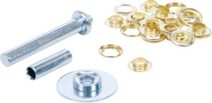 BGS 88105 Oogjes- en Ringentangset | met Slagstempel, Aambeeld en Oogjes | 15-delig