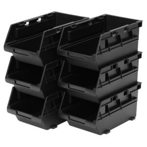 BUNKER D31773 Load-Up Stapelbare opbergbakken, 6st
