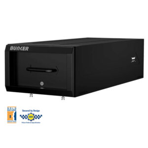 BUNKER D07136 Diepe opberglade S1, zwart