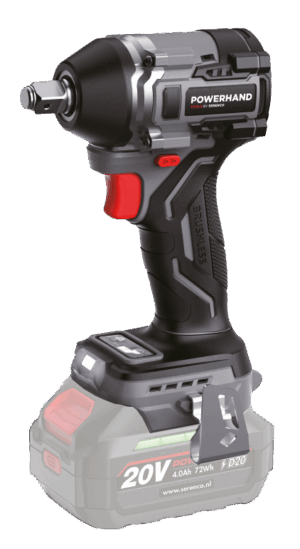 POWERHAND SIN-600.0101 Slagmoersleutel op accu | 1/2" | 20V | 400 Nm