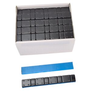 STAX SX131 Plakgewichten | Zwart gecoat | 6kg | 5+10 gram | 100 strips