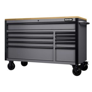 BUNKER D31760 Gereedschapswagen/werkbank, 142cm, licht grijs