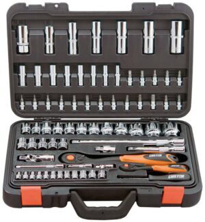 CUSTOR CTK02472K 1/4"+1/2" Doppenset, 72dlg