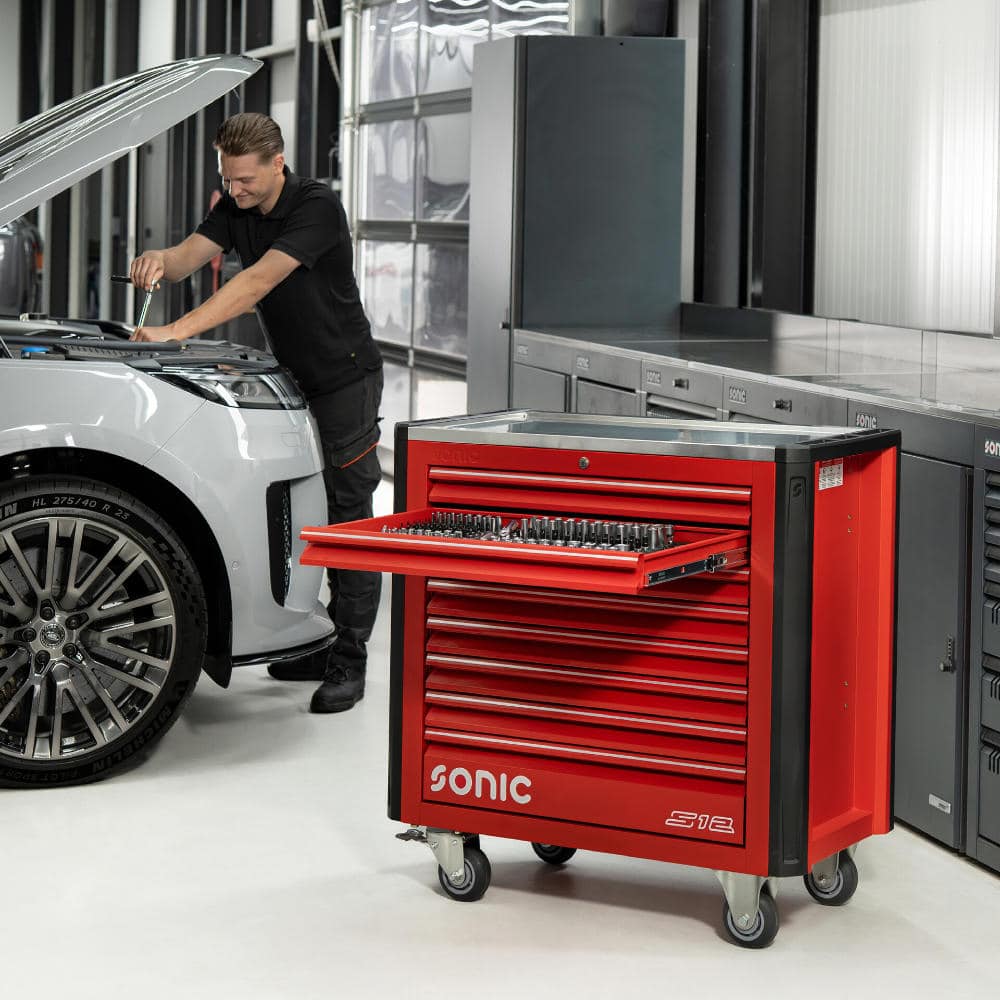SONIC 757597 NEXT S12 gereedschapwagen rood 575-dlg | Automotive Line
