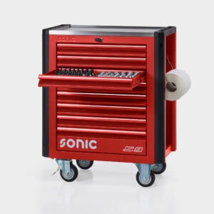 SONIC 738495 NEXT S9 gereedschapwagen rood 384-dlg