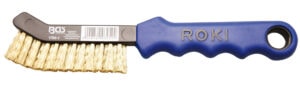 BGS 1793-1 Remklauwborstel | messing | gebogen | 230 mm