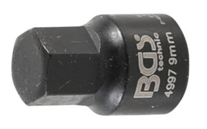 BGS 4997 Remklauw dopsleutel | zeskant | extra kort | 9 mm