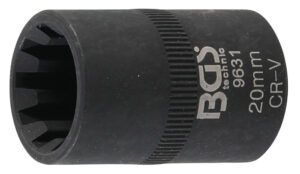 BGS 9631 Remklauw dopsleutel | 10-kant | voor VAG en Porsche | 20 mm