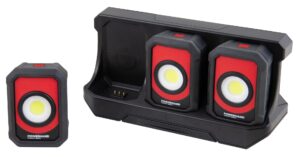 POWERHAND SIN-100.3193 Set met 3 werklampen | Met oplaadstation