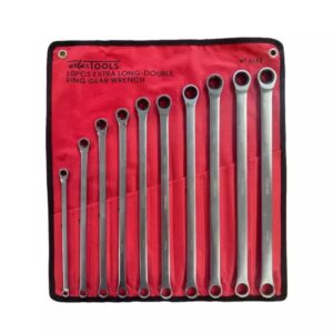 WT-5162 Rechte ring-ratelsleutel set | Extra lang | 8–19mm | 10-delig