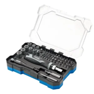 DRAPER D13442 Ratelschroevendraaier- en bitset | 55-delig | Soft grip