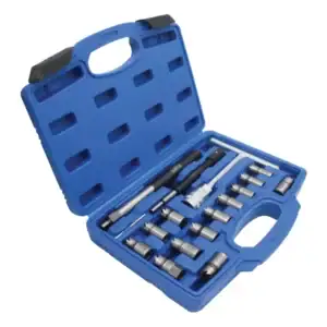 SATRA S-90119 Verstuiverzitting Freesset | Common Rail | Delphi / Bosch | 17-delig