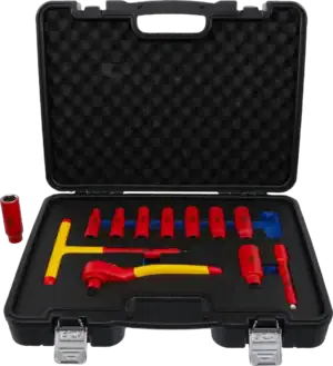 BGS 7146 VDE-dopsleutelset | 10 mm (3/8") | 7 - 22 mm | 12-delig