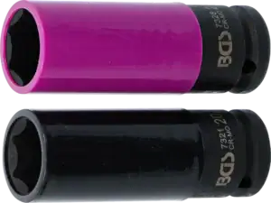 BGS 7329 Krachtdoppen voor wielmoeren | 12,5 mm (1/2") | 20,5 mm en 21,5 mm | 2-delig