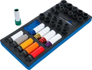 BGS 74557 Krachtdoppen set voor wielbouten | 12,5 mm (1/2") | 33-delig