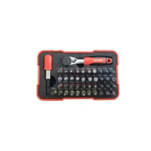 WT-8610 Bitten set met Bitratel | 1/4" | 43-delig