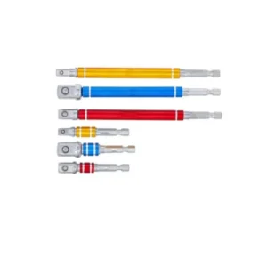 WT-8630 Boormachine Adapterset voor doppen | 1/4", 3/8", 1/2" | 6-delig